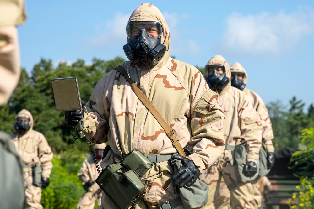 U.S. Marines and ROK Marines Exchange CBRN Response Tactics