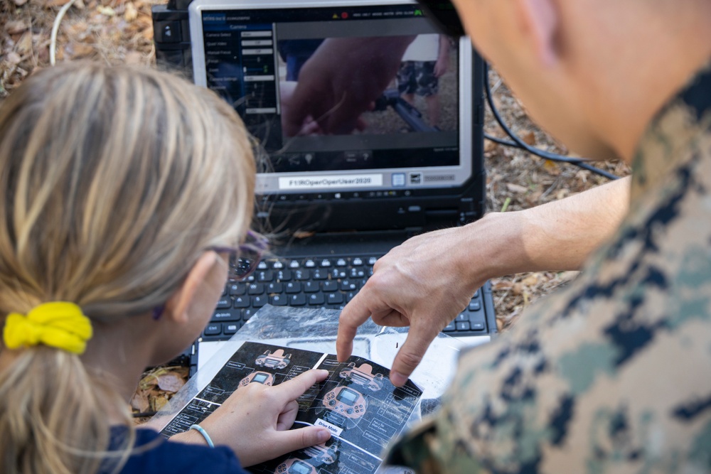 Armed with Knowledge: Military Homeschoolers of Hawaii receive military technology demonstration.