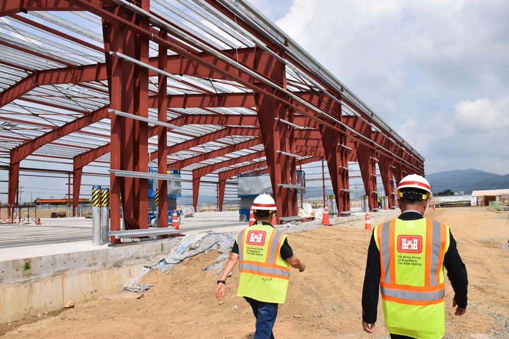 Army engineers construct ADR warehouse on Korean Air Base