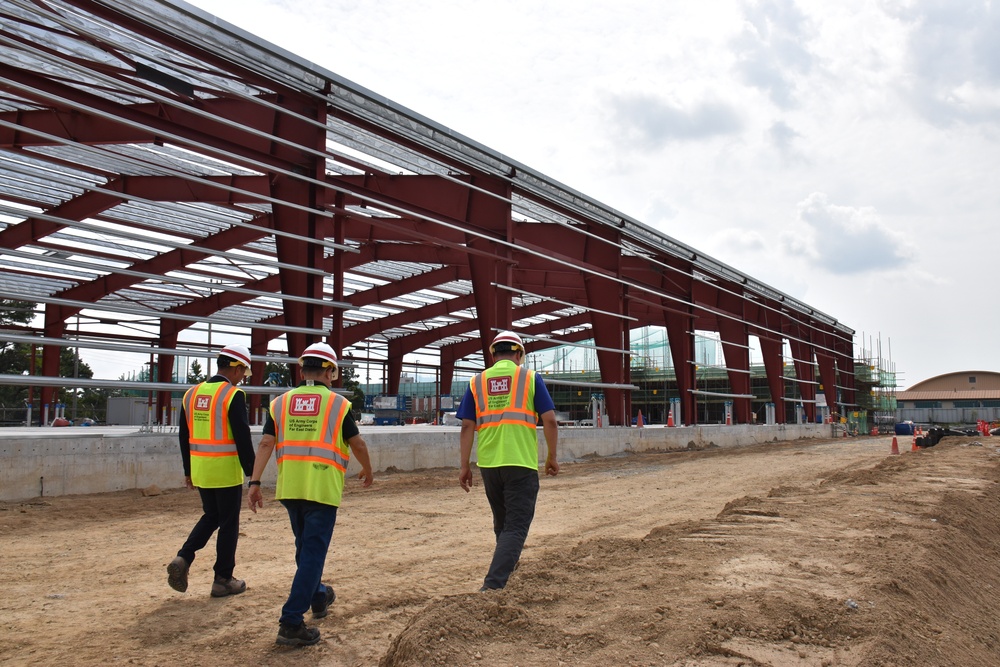 Army engineers construct ADR warehouse on Korean Air Base