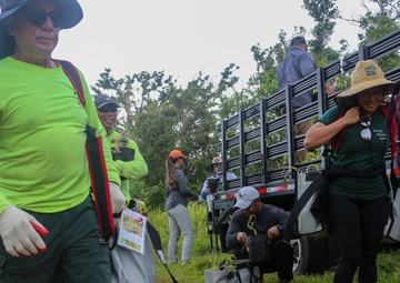 Camp Blaz conducts out planting for Mariana Eight-spot Butterfly