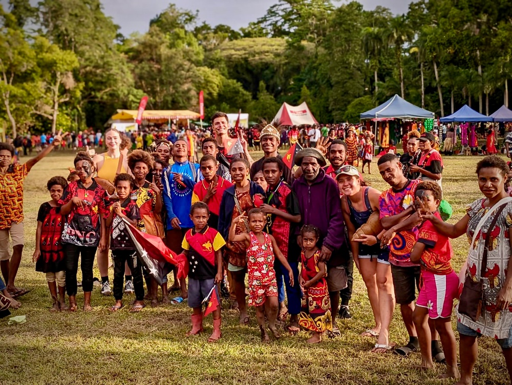 USCGC Myrtle Hazard observes Papua New Guinea Independence Day in Lae