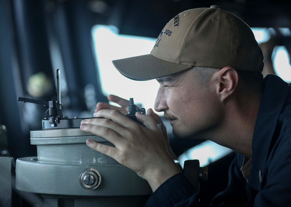 USS Dewey (DDG 105) Conducts Underway Replenishment with USNS Wally Schirra (T-AKE 8) While Operating in the Philippine Sea