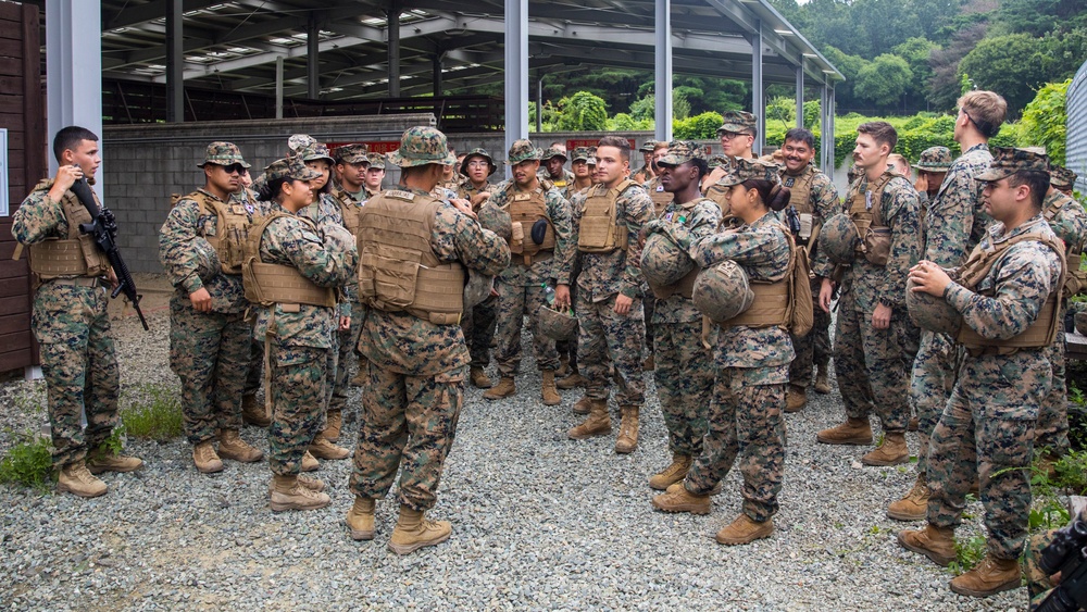 U.S. Marines Conduct Team Leadership Training with ROK Marines