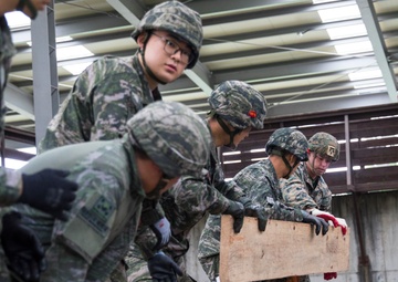 U.S. Marines Conduct Team Leadership Training with ROK Marines
