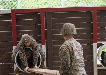 U.S. Marines Conduct Team Leadership Training with ROK Marines
