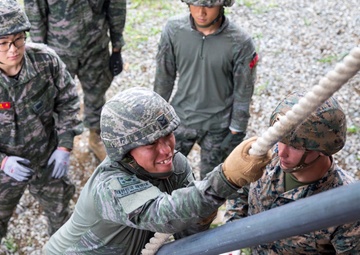 U.S. Marines Conduct Team Leadership Training with ROK Marines