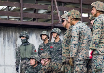 U.S. Marines Conduct Team Leadership Training with ROK Marines