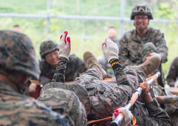 U.S. Marines Conduct Team Leadership Training with ROK Marines