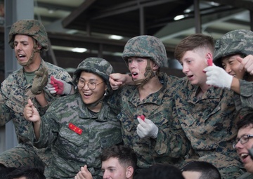 U.S. Marines Conduct Team Leadership Training with ROK Marines