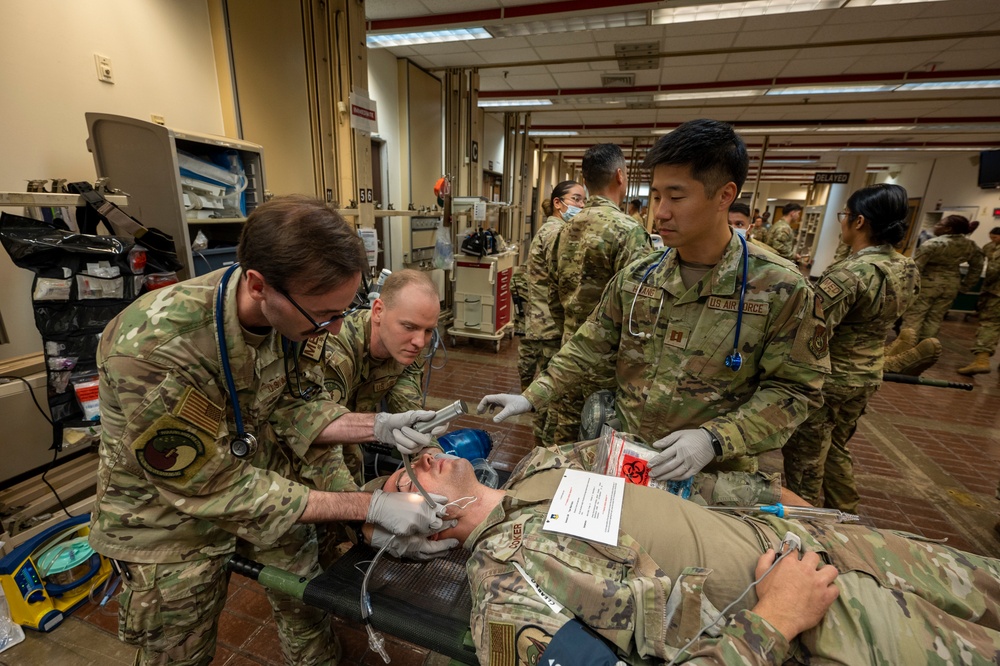 Osan responds to simulated mass casualty