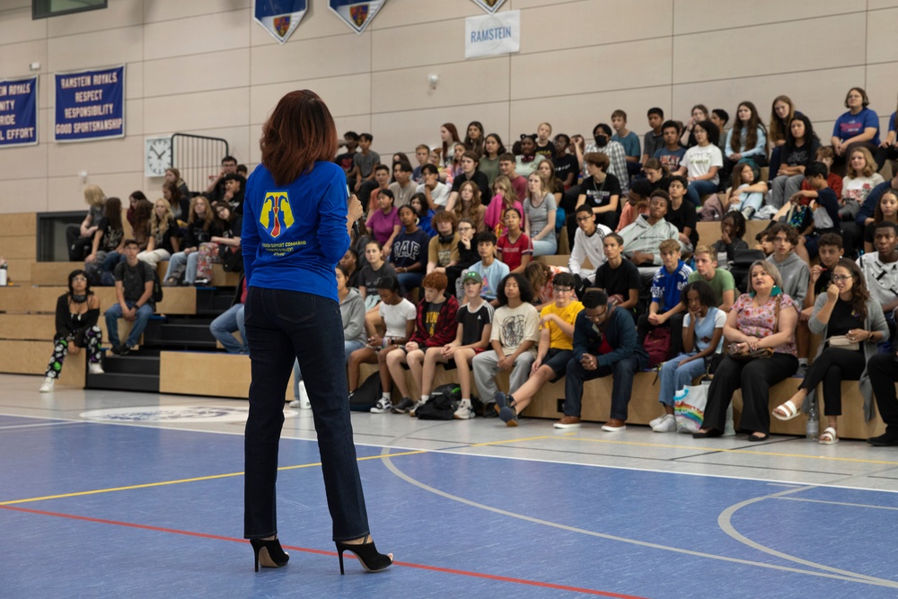 7th MSC highlights Suicide Prevention Month at Ramstien High School