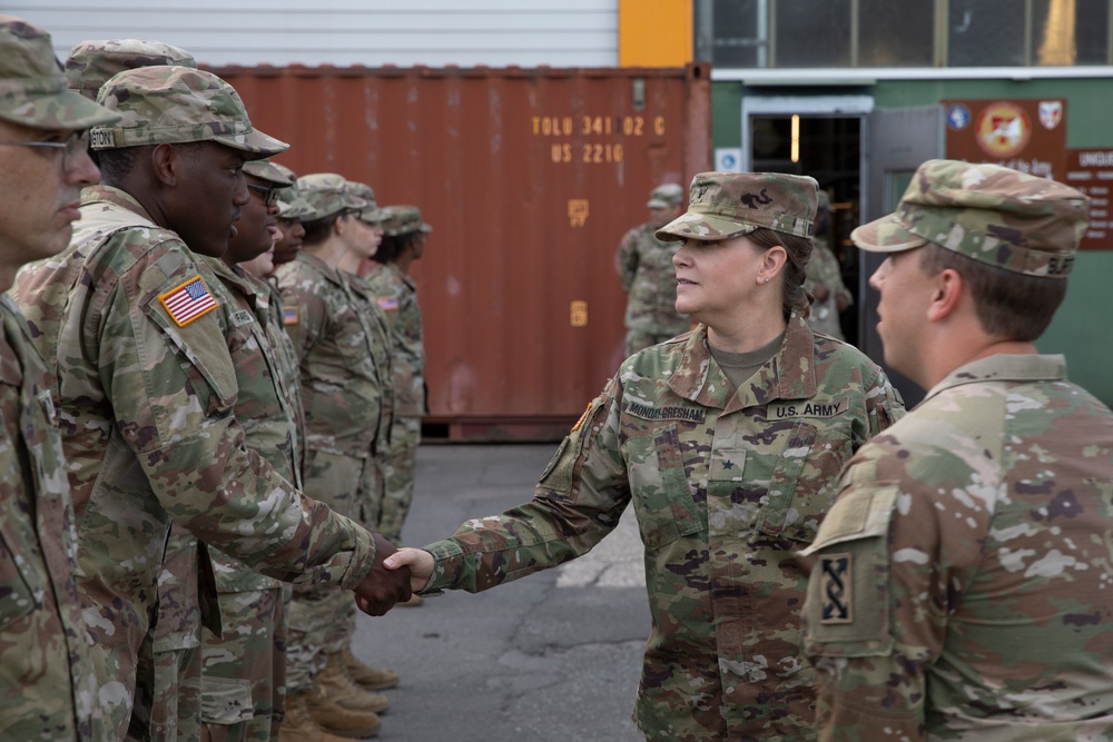 Brig. Gen. Monday-Gresham Visits MAK during Operation Forward Wrench