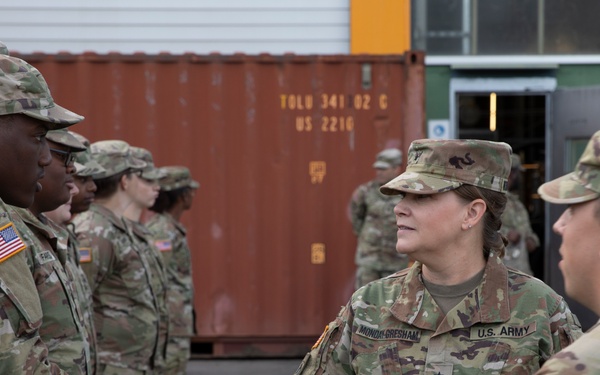 Brig. Gen. Monday-Gresham Visits MAK during Operation Forward Wrench