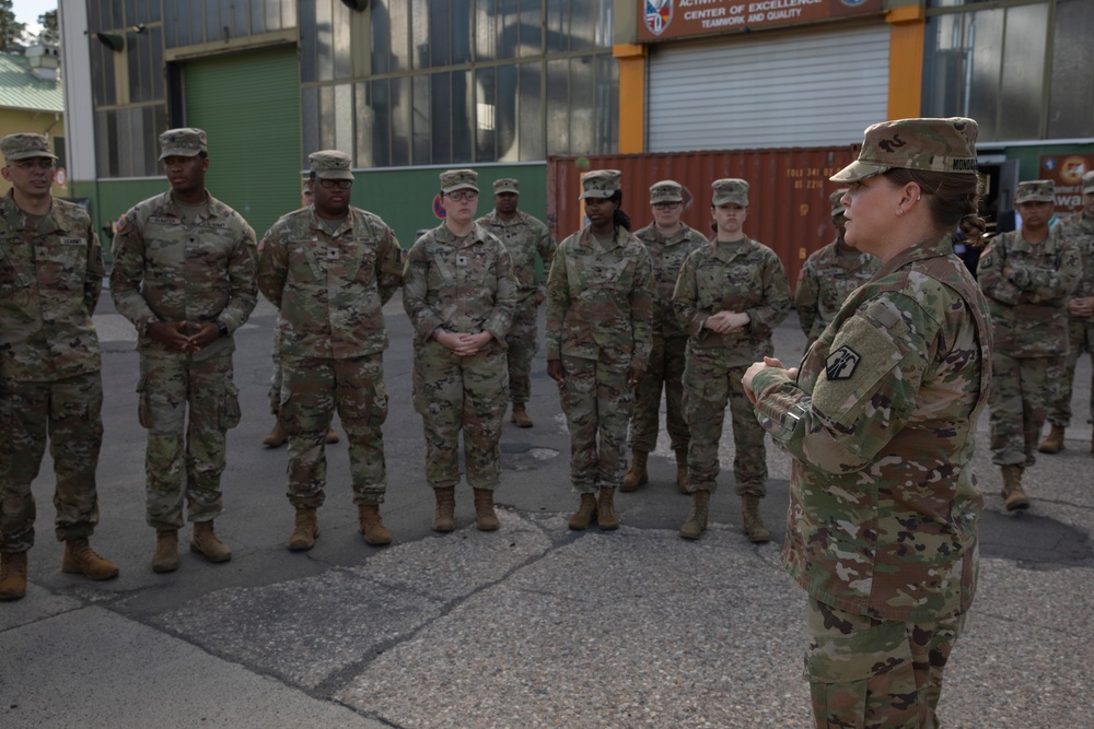 Brig. Gen. Monday-Gresham visits MAK during Operation Forward Wrench