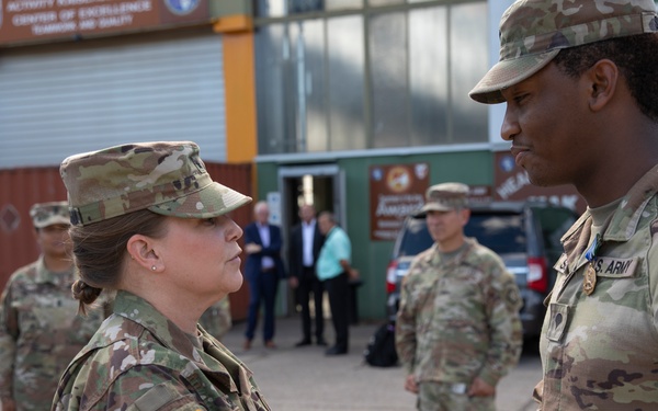 Brig. Gen. Monday-Gresham visits MAK during Operation Forward Wrench