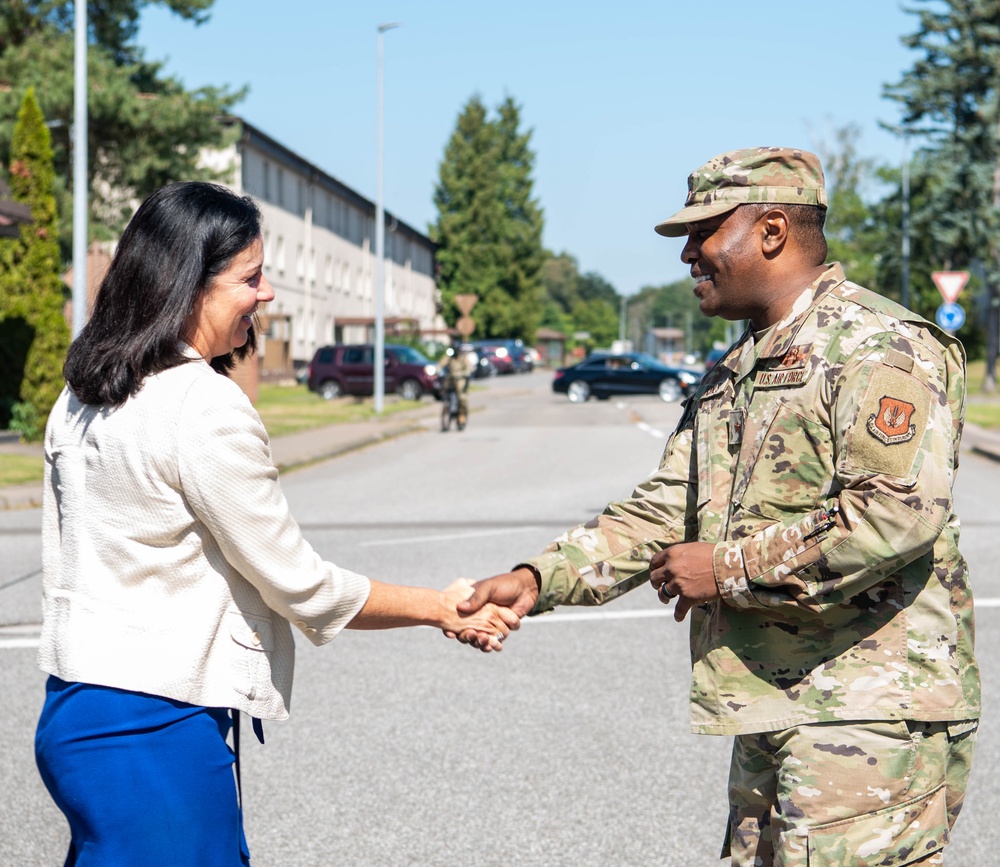 USECAF visits Ramstein AB
