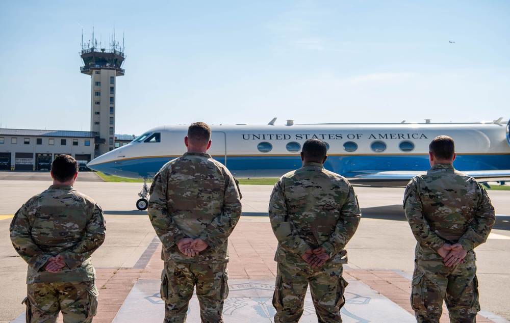 USECAF visits Ramstein AB