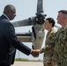 Secretary of Defense Meets Troops at Camp Lemonnier