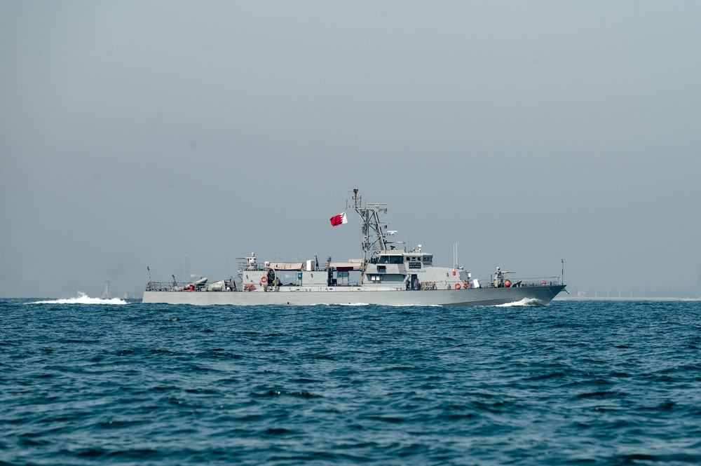 U.S. Coast Guard and Royal Bahrain Naval Force Conduct a Joint Search and Rescue Exercise (SAREX) in the Arabian Gulf