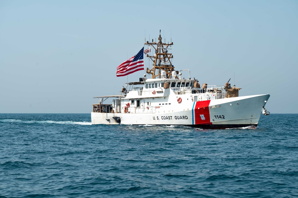 U.S. Coast Guard and Royal Bahrain Naval Force Conduct a Joint Search and Rescue Exercise (SAREX) in the Arabian Gulf