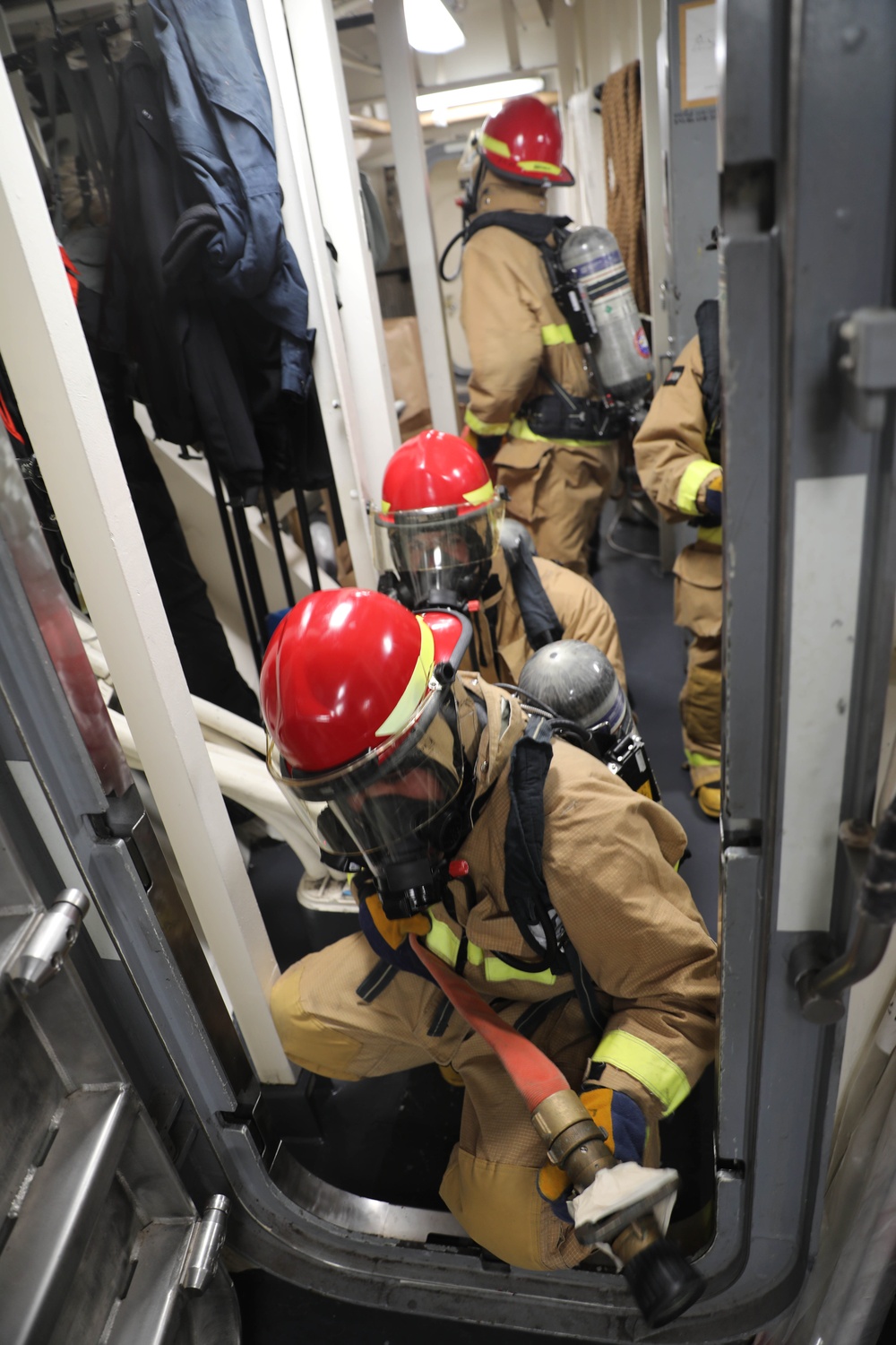USS Paul Ignatius Holds Damage Control Drills
