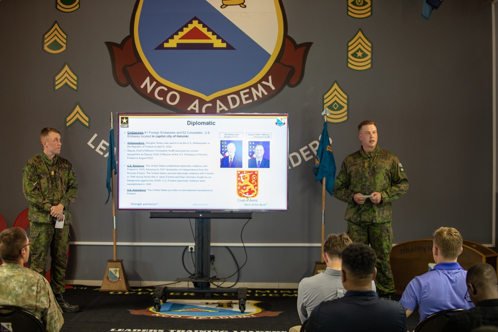 Multinational service members attend BLC at 7th Army NCOA