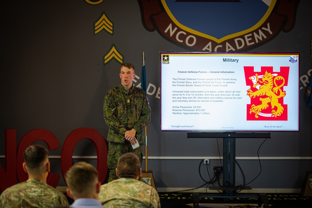 Multinational service members attend BLC at 7th Army NCOA