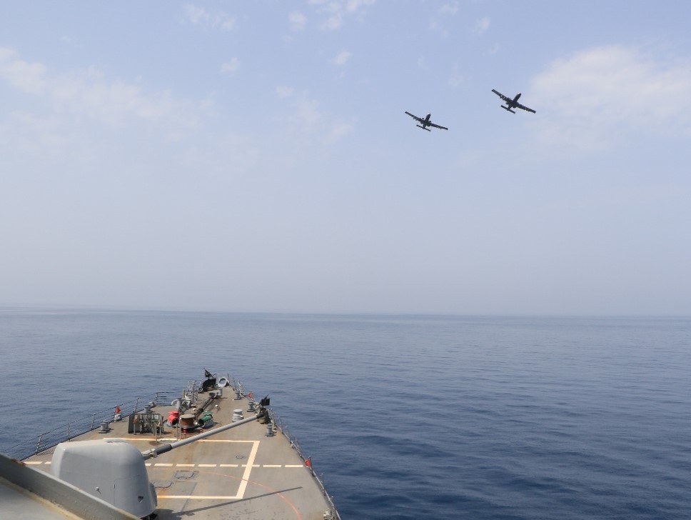 U.S. Forces Conduct Joint Aviation Integration Exercise in the Gulf of Oman