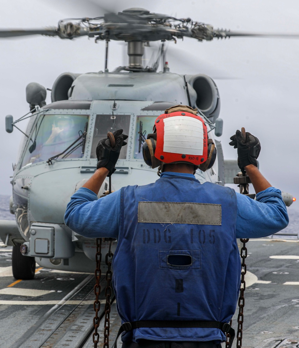 USS Dewey (DDG 105) Conducts Routine Operations While Operating in the Philippine Sea