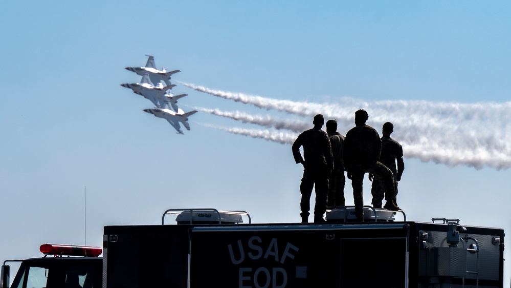 California Captial Air Show Thunderbird performance