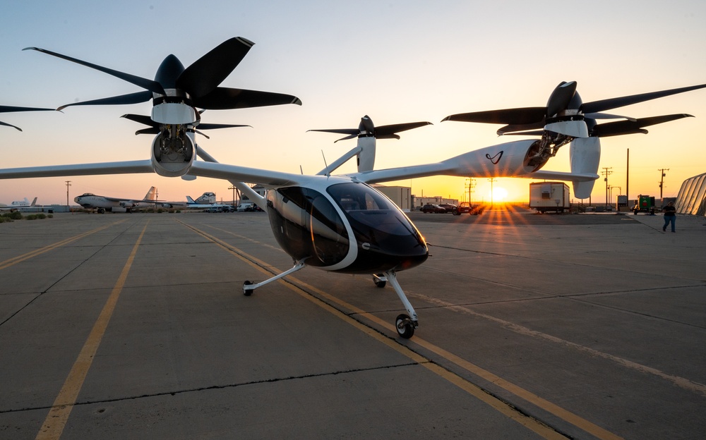 Emerging Technologies Integrated Test Force Takes Delivery of First eVTOL Aircraft