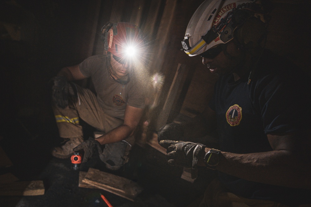 911th Technical Rescue Engineer Company Trains during Exercise Capital Shield 2023