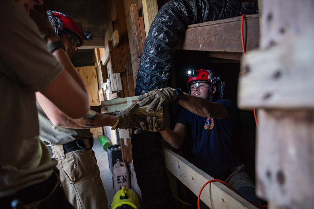 911th Technical Rescue Engineer Company Trains during Exercise Capital Shield 2023