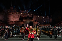 The U.S. Air Force Band performs at Royal Edinburgh Military Tattoo