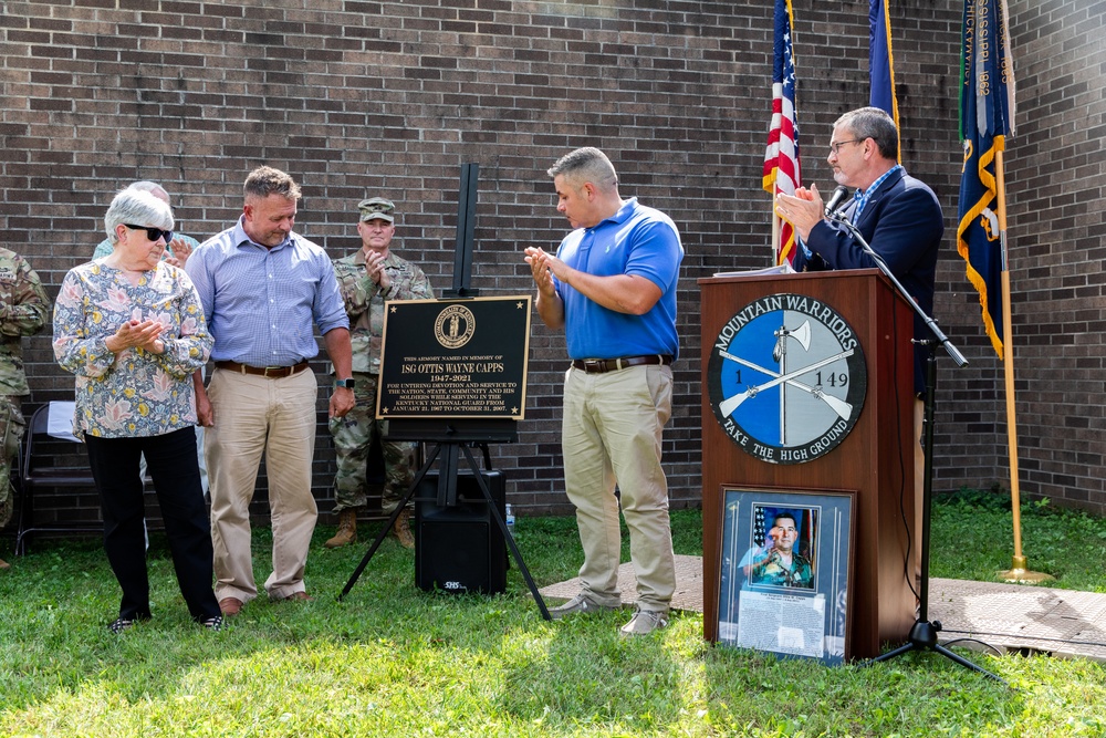 National Guard Armory named after NCO who served decades to the Guard