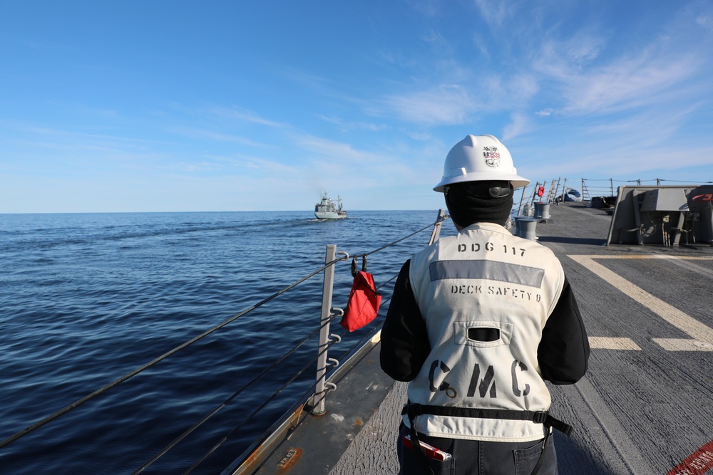 USS Paul Ignatius Underway Replenishment