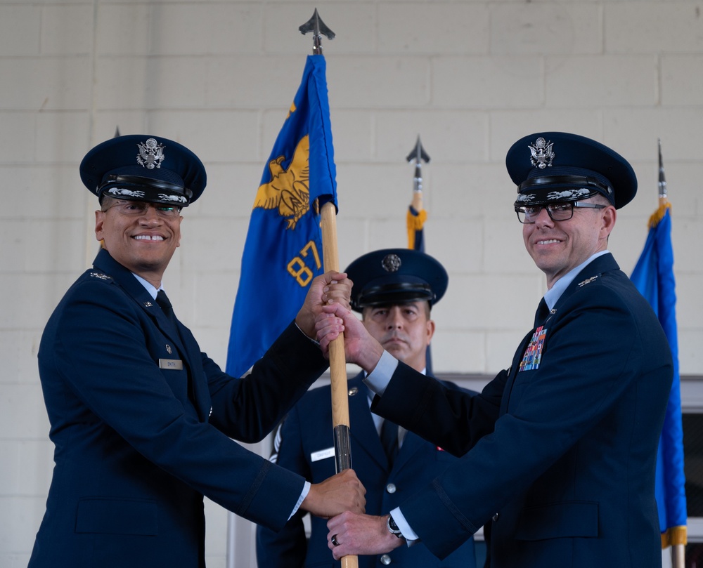 87th Civil Engineer Group Change of Command, 2023