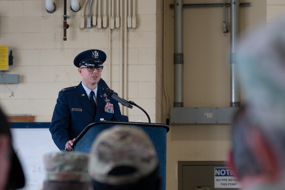 87th Civil Engineer Group Change of Command, 2023