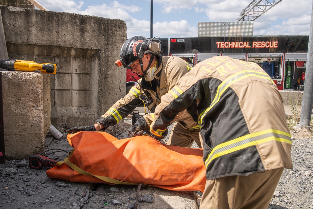 911th Technical Rescue Engineer Company Trains during Exercise Capital Shield 2023