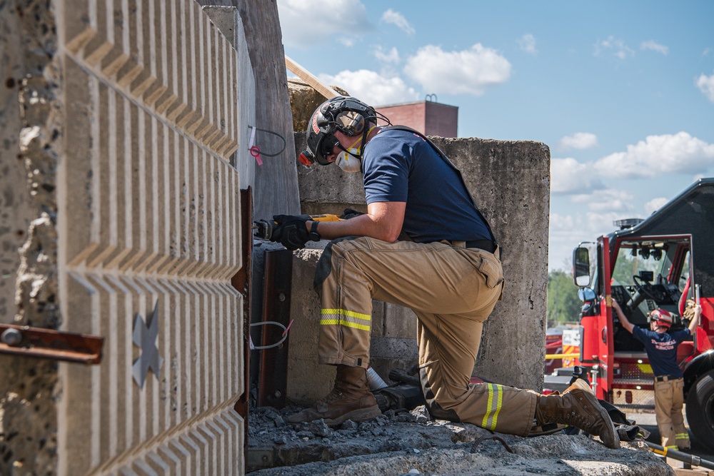 911th Technical Rescue Engineer Company Trains during Exercise Capital Shield 2023