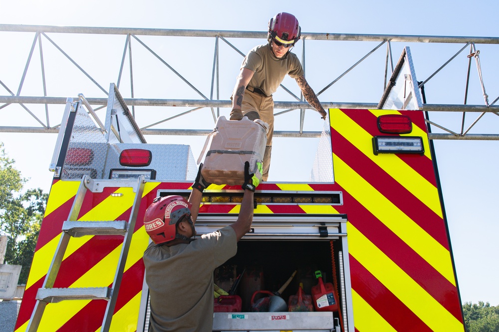 911th Technical Rescue Engineer Company Trains during Exercise Capital Shield 2023