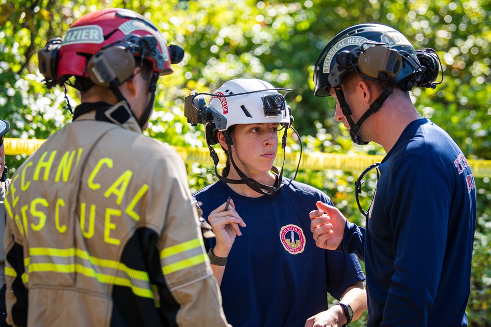 911th Technical Rescue Engineer Company Trains during Exercise Capital Shield 2023