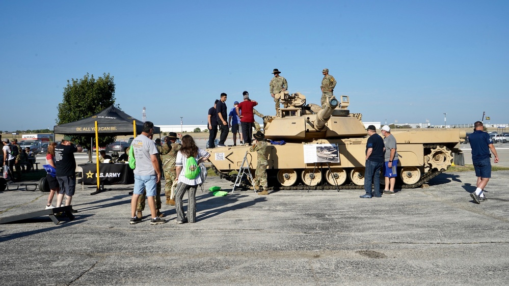 Soldiers Interact with Civilians during Troops to the Track Event