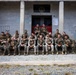 U.S. Marines with The Basic School take a group photo