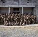 U.S. Marines with The Basic School take a group photo