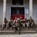 U.S. Marines with The Basic School take a group photo