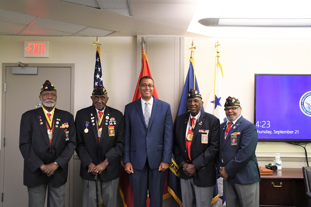 Assistant Secretary Honors The Montford Point Marines