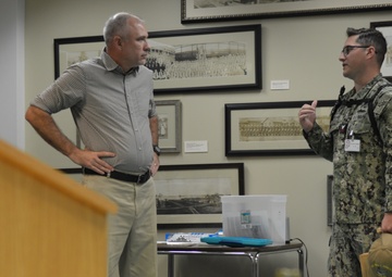 Chief Petty Officer selectees from PCU John F. Kennedy (CVN 79) participate in history program provided by the Hampton Roads Naval Museum