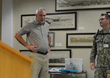 Chief Petty Officer selectees from PCU John F. Kennedy (CVN 79) participate in history program provided by the Hampton Roads Naval Museum